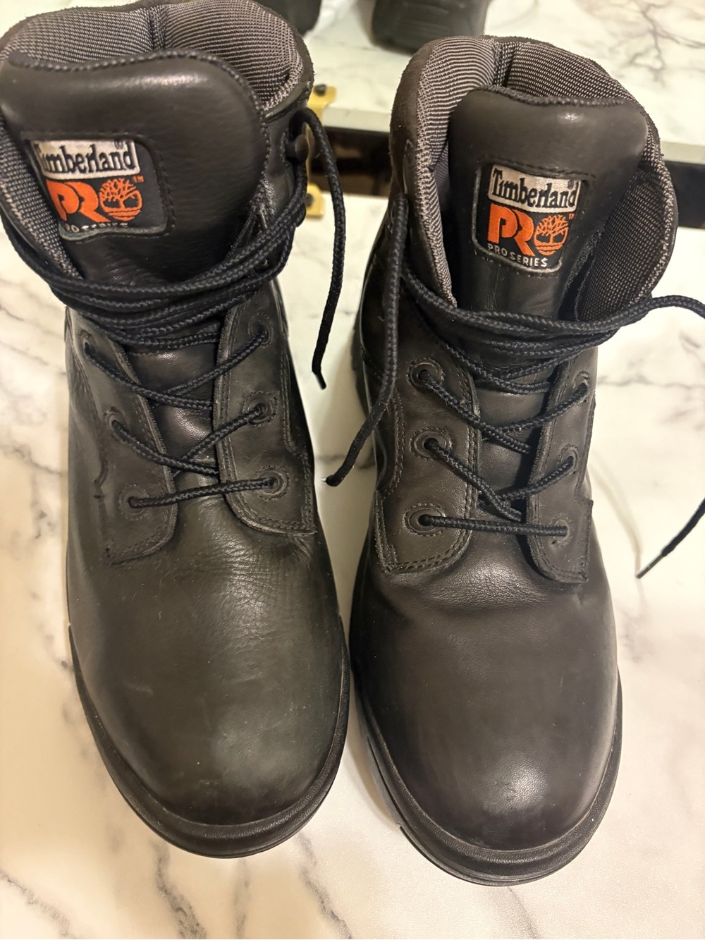13W Men's Timberland PRO 6" TITAN Black Composite Toe Work Boots 50507
